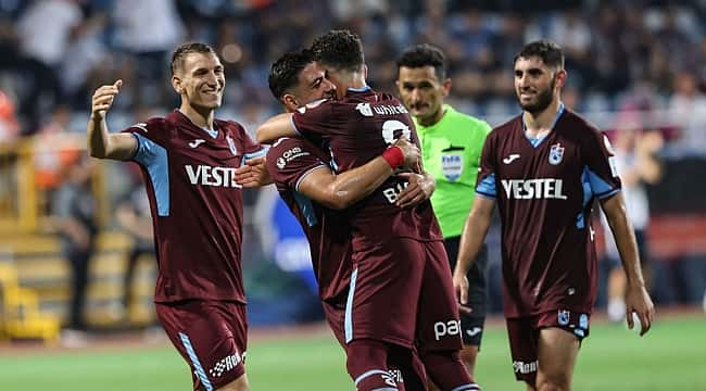 Trabzonspor 5 golle kazandı