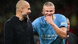 Derbiye Haaland damga vurdu, City farklı kazandı