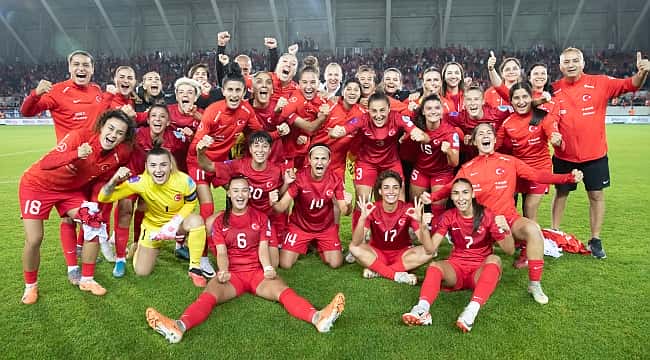 A Milli Kadın Futbol Takımımız tarih yazdı