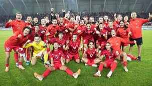 A Milli Kadın Futbol Takımımız tarih yazdı