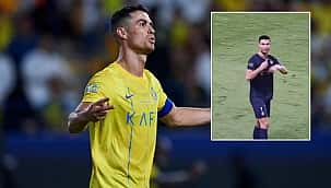 Cristiano Ronaldo'dan olay tepki!