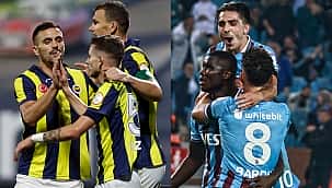 Fenerbahçe - Trabzonspor muhtemel 11'ler