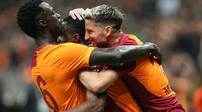 Galatasaray yıldızlarıyla kazandı