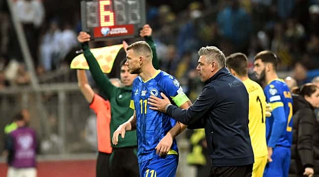 Saha içi patronu Dzeko!