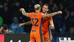 Inter son şampiyonu devirdi, Çalhanoğlu attı