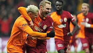 Galatasaray'dan 3 puan kutlaması