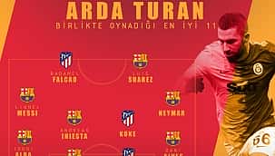 Arda Turan'ın birlikte oynadığı en iyi 11