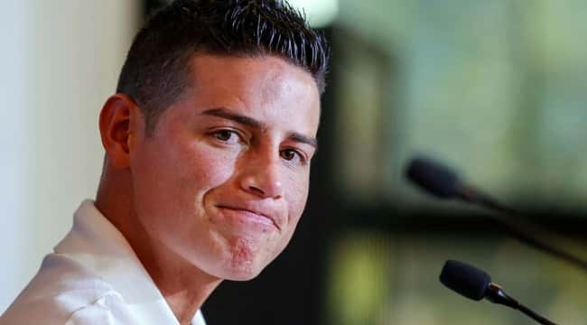 James Rodriguez veda etti!