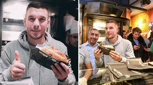 Lukas Podolski, döner markasıyla zenginleşti