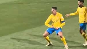 (VİDEO) Ronaldo, bu hareketi yüzünden ceza aldı!