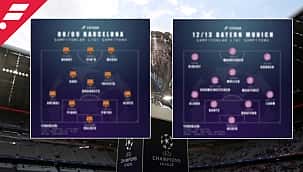 Devler Ligi'nin efsane şampiyon kadroları