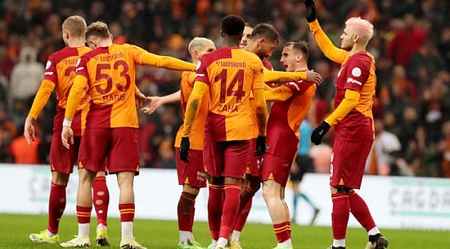 Galatasaray'dan 6 gollü galibiyet