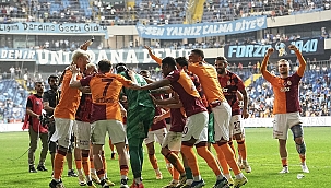 Galatasaray'dan rekor ve galibiyet kutlaması! O anlar