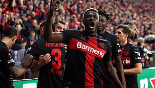 Leverkusen avantajı kaptı