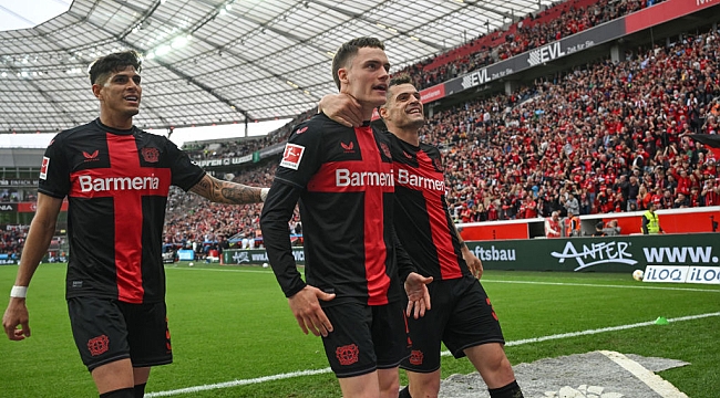 Leverkusen'den tarihi şampiyonluk