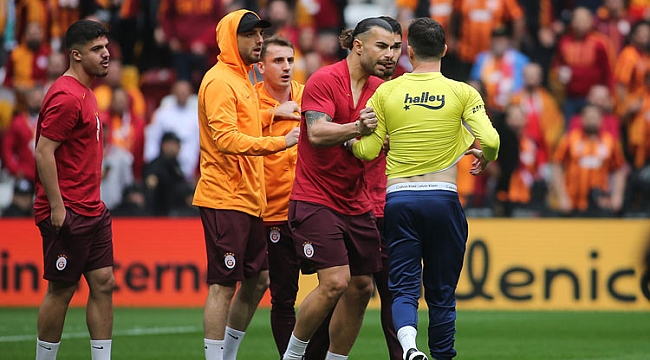 Derbi öncesi kavga çıktı! Abdülkerim ve Mert Hakan...
