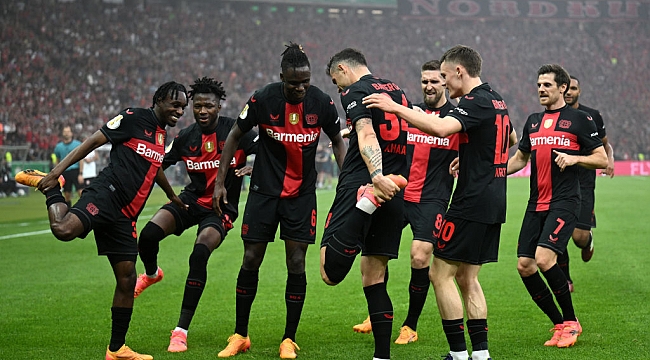 Leverkusen çifte kupayla bitirdi!