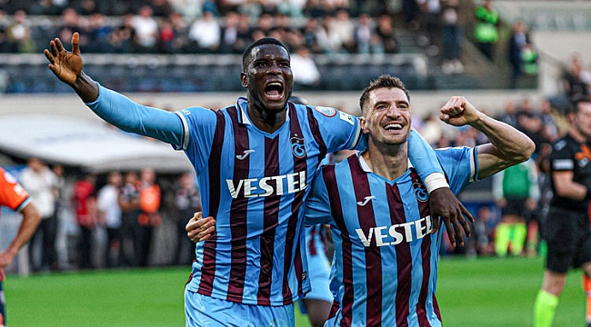 Trabzonspor üçüncülüğü garantiledi!