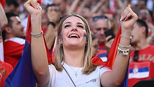 Tribünlerde Slovenya ve Sırbistan damgası! O anlar...