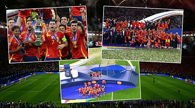 İspanya EURO 2024 zaferini kutladı! İşte o anlar...