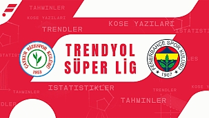 Çaykur Rizespor - Fenerbahçe iddaa tahmini