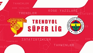 Göztepe - Fenerbahçe iddaa tahmini