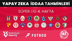 Süper Lig 4. hafta iddaa tahminleri | Yapay Zeka VİDEO