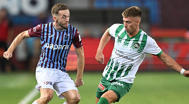 Trabzonspor'dan Avrupa'ya veda! Penaltılarda kayıp...