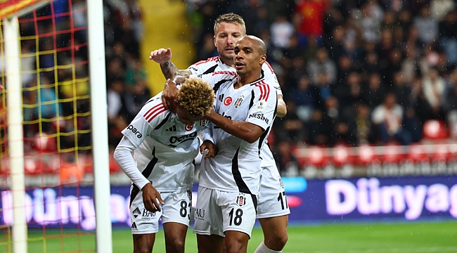 Beşiktaş 3 puanı 3 golle aldı