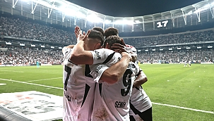 Beşiktaş galibiyeti böyle kutladı! İşte o anlar...