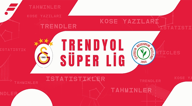 Galatasaray - Çaykur Rizespor iddaa tahmini