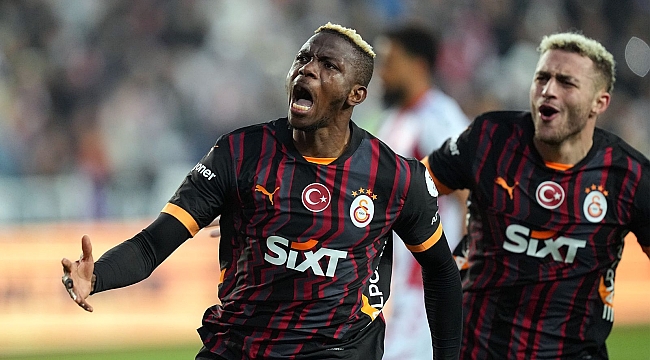 Galatasaray 10 kişiyle kazandı