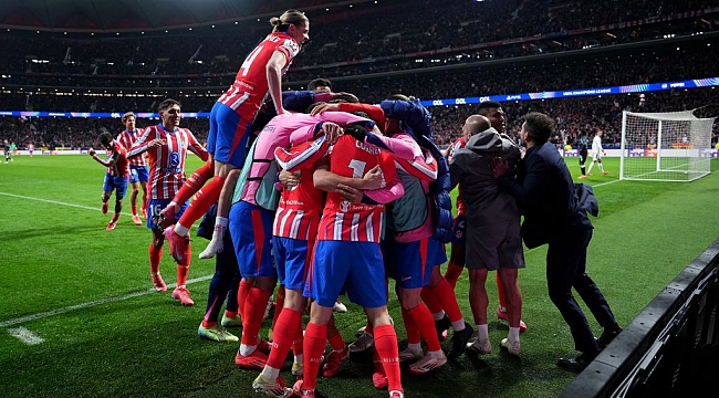 Atletico Madrid 10 kişi kaldı, pes etmedi ve kazandı