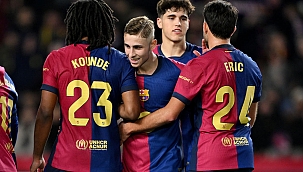 Barcelona'dan 7 gollü galibiyet