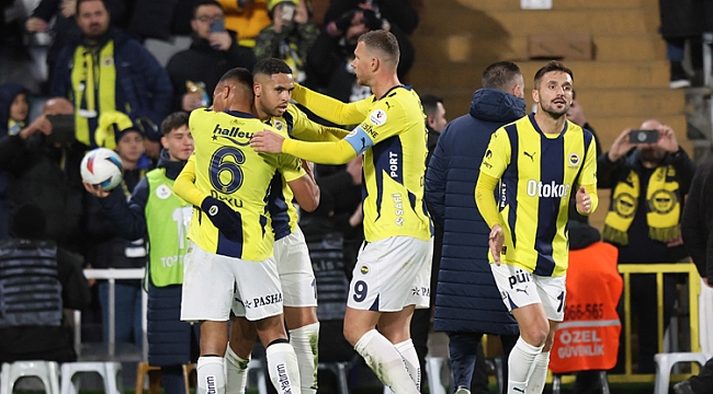 Fenerbahçe 2 golle güldü