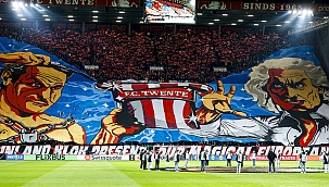 Twente tribünlerinde muhteşem anlar