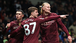 Manchester City'de sahneye Haaland çıktı, 3 puan geldi