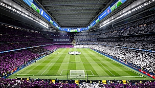 Bernabeu'da muhteşem bir tribün şov! İşte o anlar...