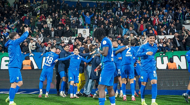 Çaykur Rizespor'u rahatlatan galibiyet