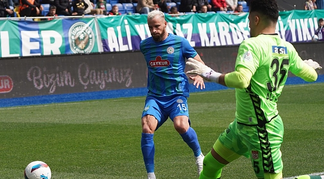 Rize'de kazanan çıkmadı... 14 dakikada iki gol