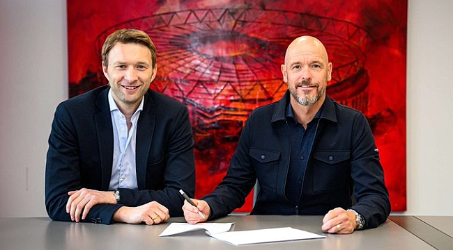Yeni teknik direktör Erik ten Hag oldu! İmzayı attı...