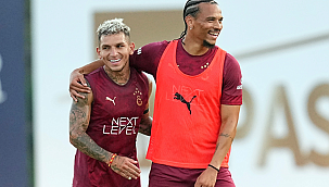 Leroy Sane ilk antrenmanına çıktı! O anlar...