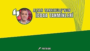 Altan Tanrıkulu Süper Lig 3. hafta iddaa tahminleri