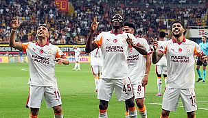 Galatasaray 3 puanı böyle kutladı