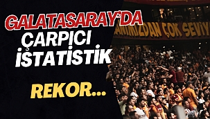 Galatasaray'da çarpıcı istatistik
