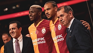 Osimhen ve Sane'nin imza töreninde yaşananlar!