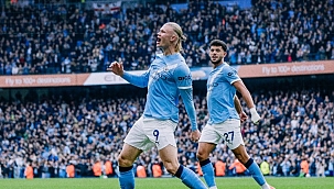 Erling Haaland sahnede! Man City iki golle kazandı