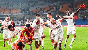 Galatasaray 3 puanı böyle kutladı