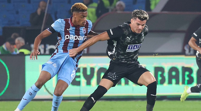 Trabzonspor 1-0'ı koruyamadı