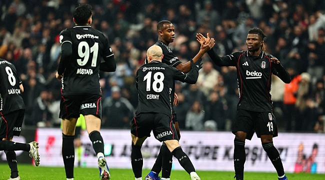 Beşiktaş 2 golle geri döndü!